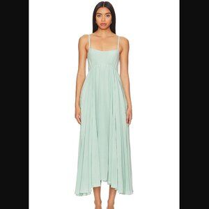 NWT Azeeza Rachel Midi Dress in Seaglass size XS